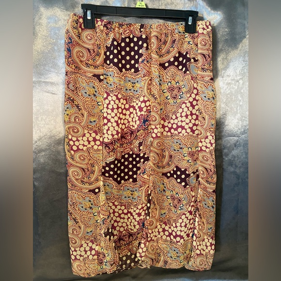 Paisley Polka Dot Sheer Skirt - Picture 3 of 6